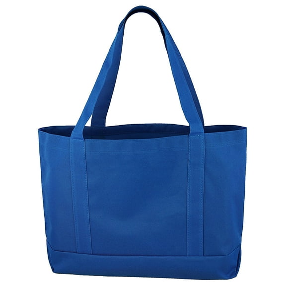 ALTA POLYESTER TRAVEL OVER SHOULDER TOTE STYLE REUSABLE BAG - BLUE