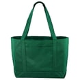 thumbnail image 1 of ALTA POLYESTER TRAVEL OVER SHOULDER TOTE STYLE REUSABLE BAG - GREEN, 1 of 4