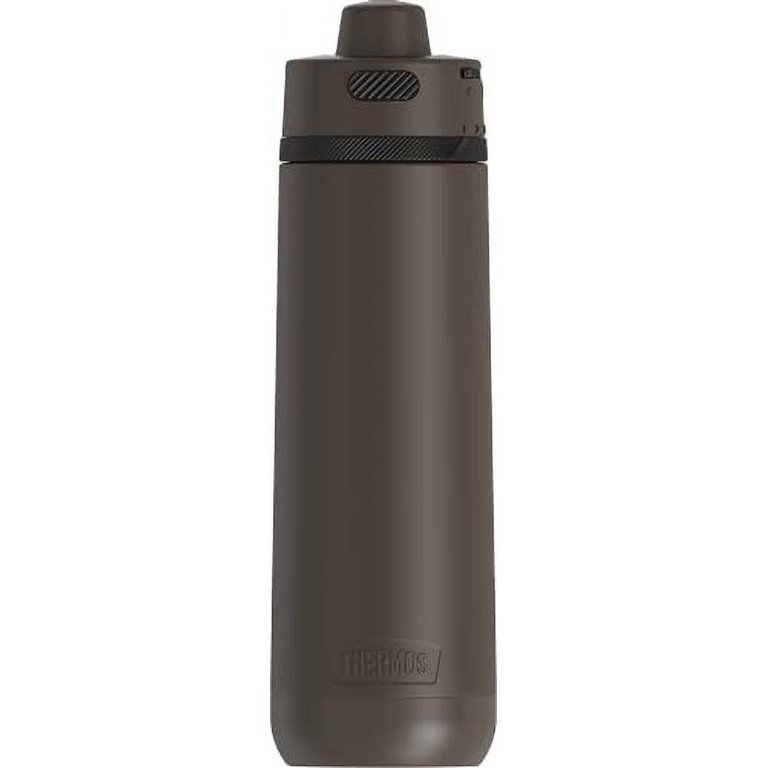 THERMOS Stainless Steel Hydration Bottle, 24 Ounce, Espresso Black