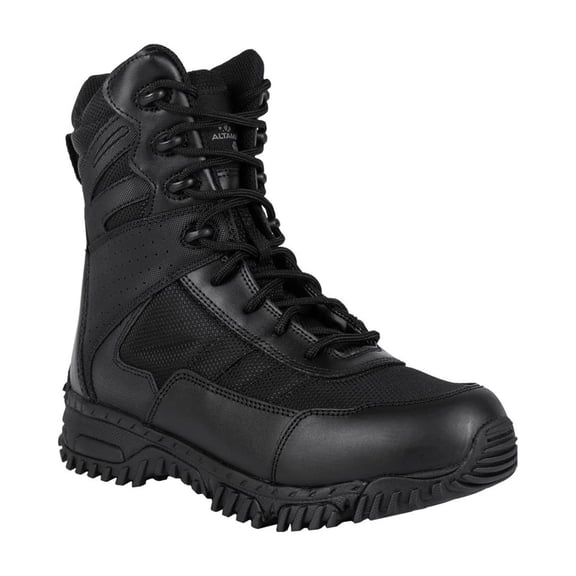 ALTAMA Men's Vengeance SR 8in Black Side-Zip Boots, Size: 11, Width: W