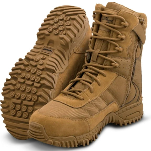 ALTAMA Vengeance SR 8in Side-Zip Boots, Color: Coyote, Size: 11.5, Width: R