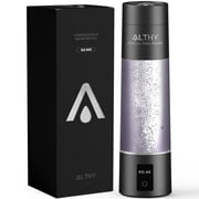 ALTHY Performance Hydrogen Water Bottle Generator - SPE&PEM Technology + Battery&Time Display