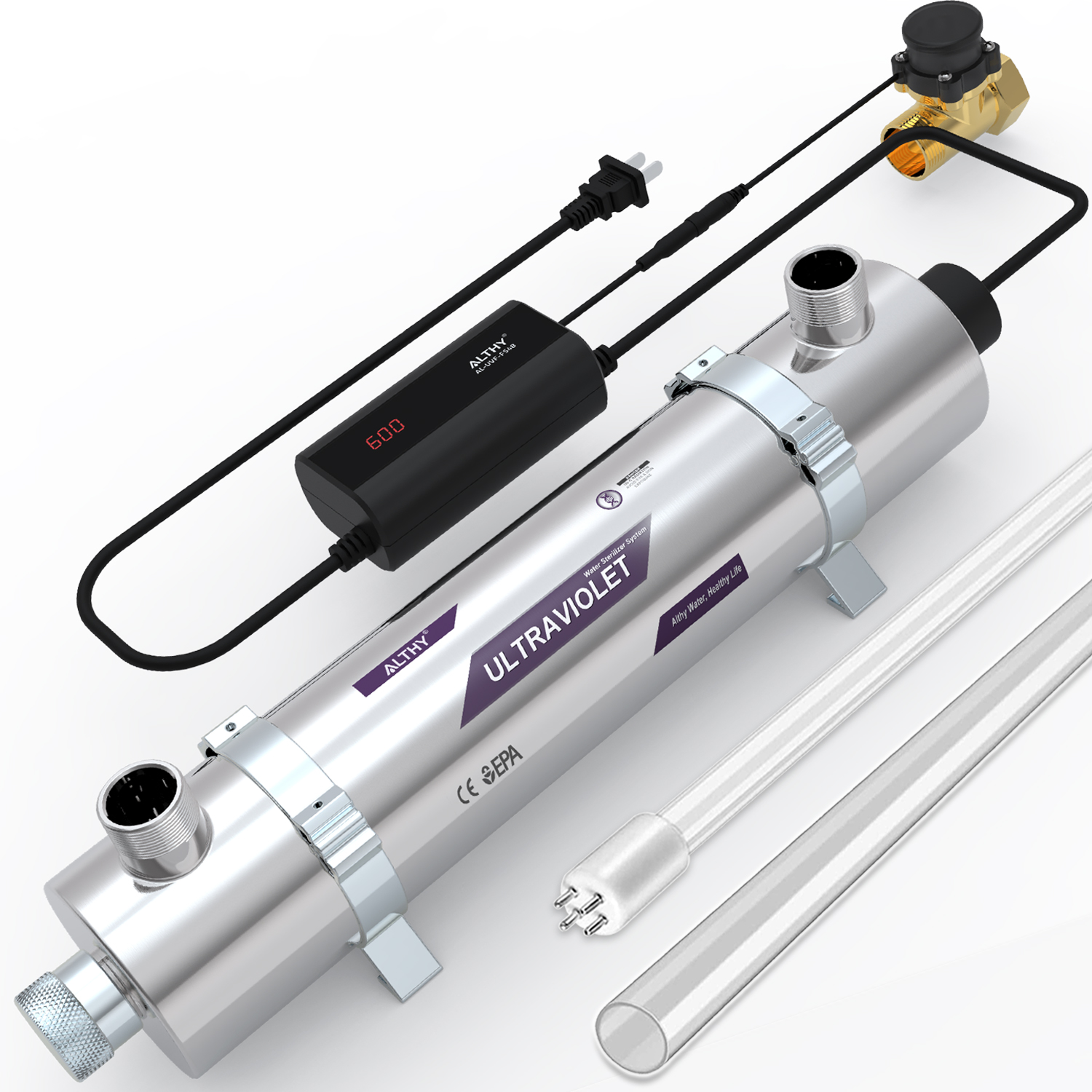 ALTHY UVF FS48 Whole House UV Ultraviolet Water Filter Purifier With ALTHY UVF FS48 Whole House UV Ultraviolet Water Filter Purifier With