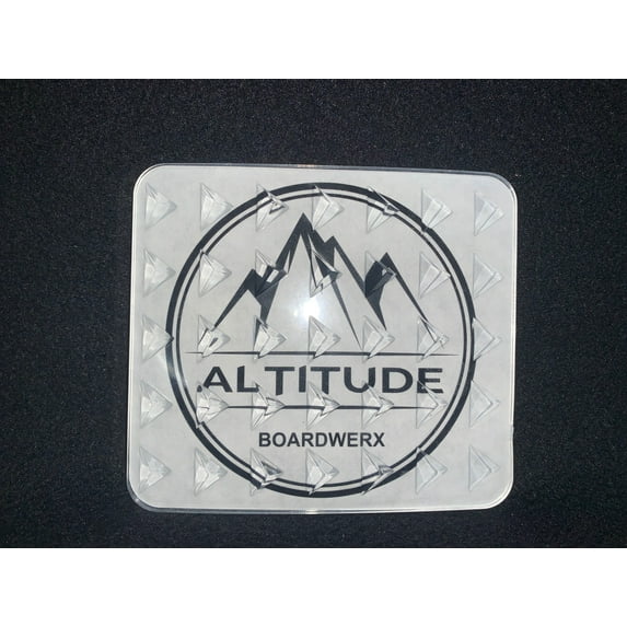 ALTITUDE BOARDWERX CLEAR SQUARE SNOWBOARD STOMP PAD *INCLUDES FREE STICKER*