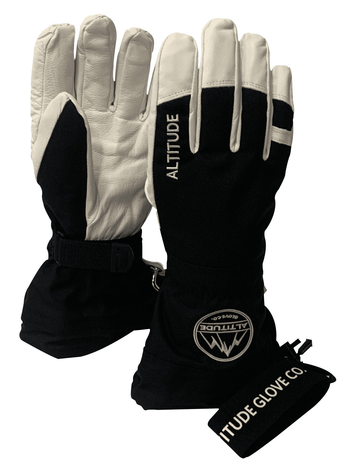 ALTITUDE BOARDWERX “TECH ALPINE” ARMY LEATHER HELI SKI GLOVE (MEDIUM) 7.25-8.5"