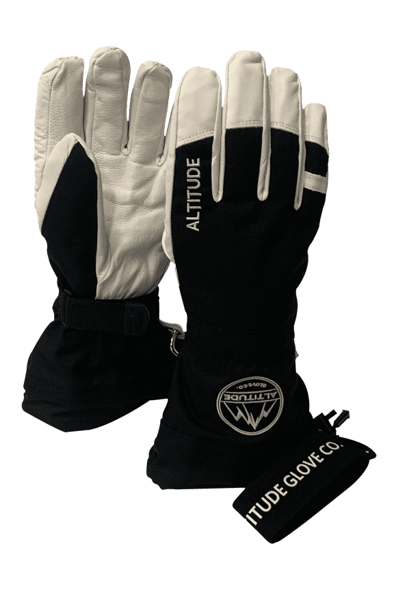 TECH ALPINE ARMY LEATHER HELI SKI GLOVE (SMALL) 6-7"