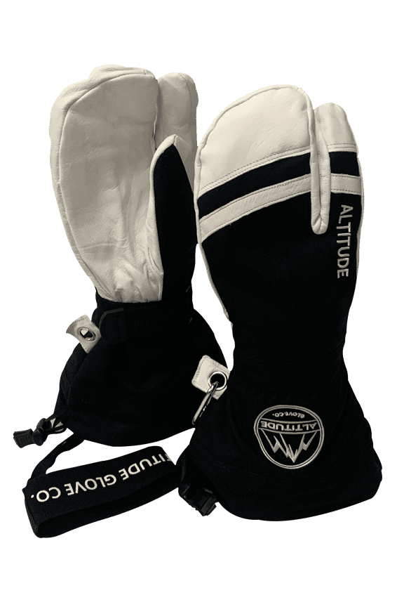 TECH ALPINE LEATHER HELI SKI SNOWBOARD GLOVE CLAW (MEDIUM) 7.25-8.5"