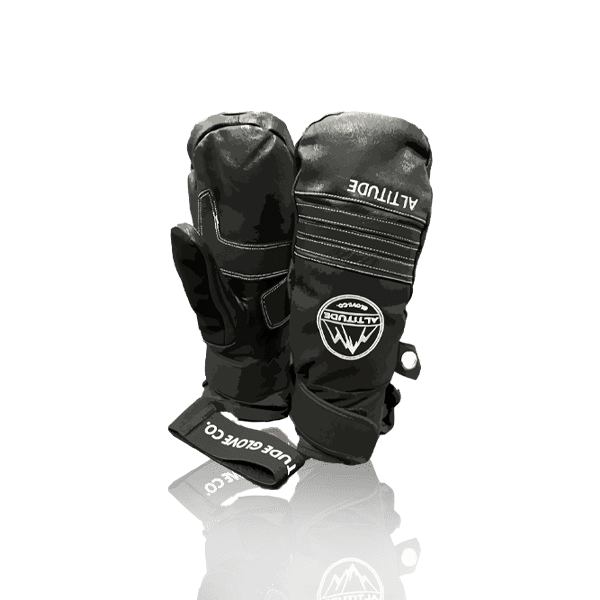 ​ALTITUDE TECH SHORTY ALL-MOUNTAIN LEATHER SKI SNOWBOARD WINTER MITTENS - SMALL