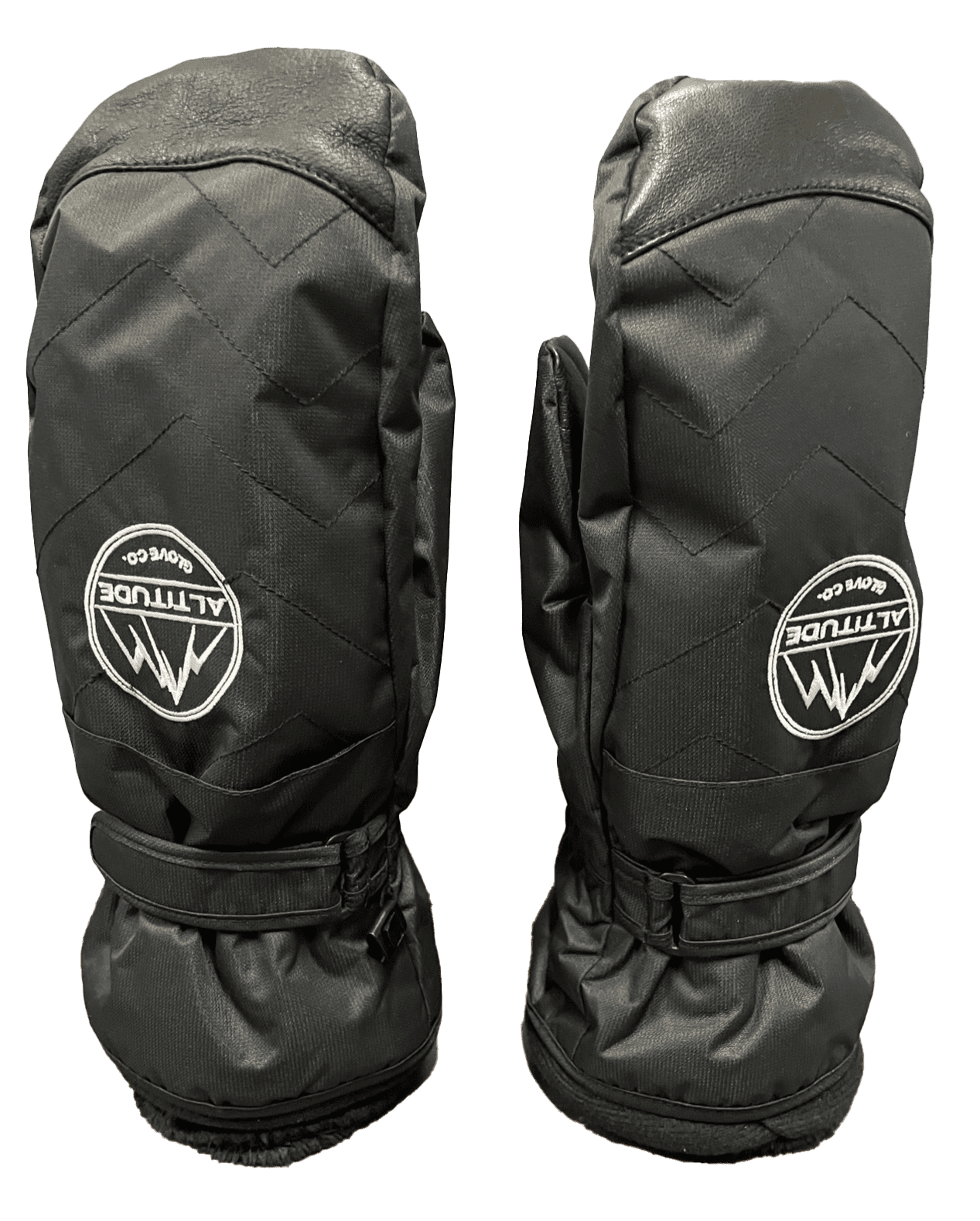 ALTITUDE WOMEN'S FRISCO WINTER SKI SNOWBOARD COLD WEATHER PLUSH MITTEN (BLACK) LARGE