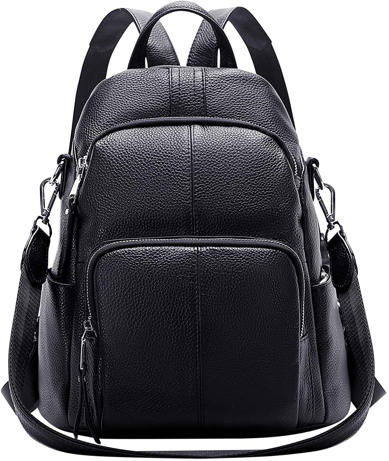 4097 Retro Backpack PU Leather Daypacks Elegant Shoulder Bag Waterproof Waterproof Retro Backpack | GENTCREATE main image 2