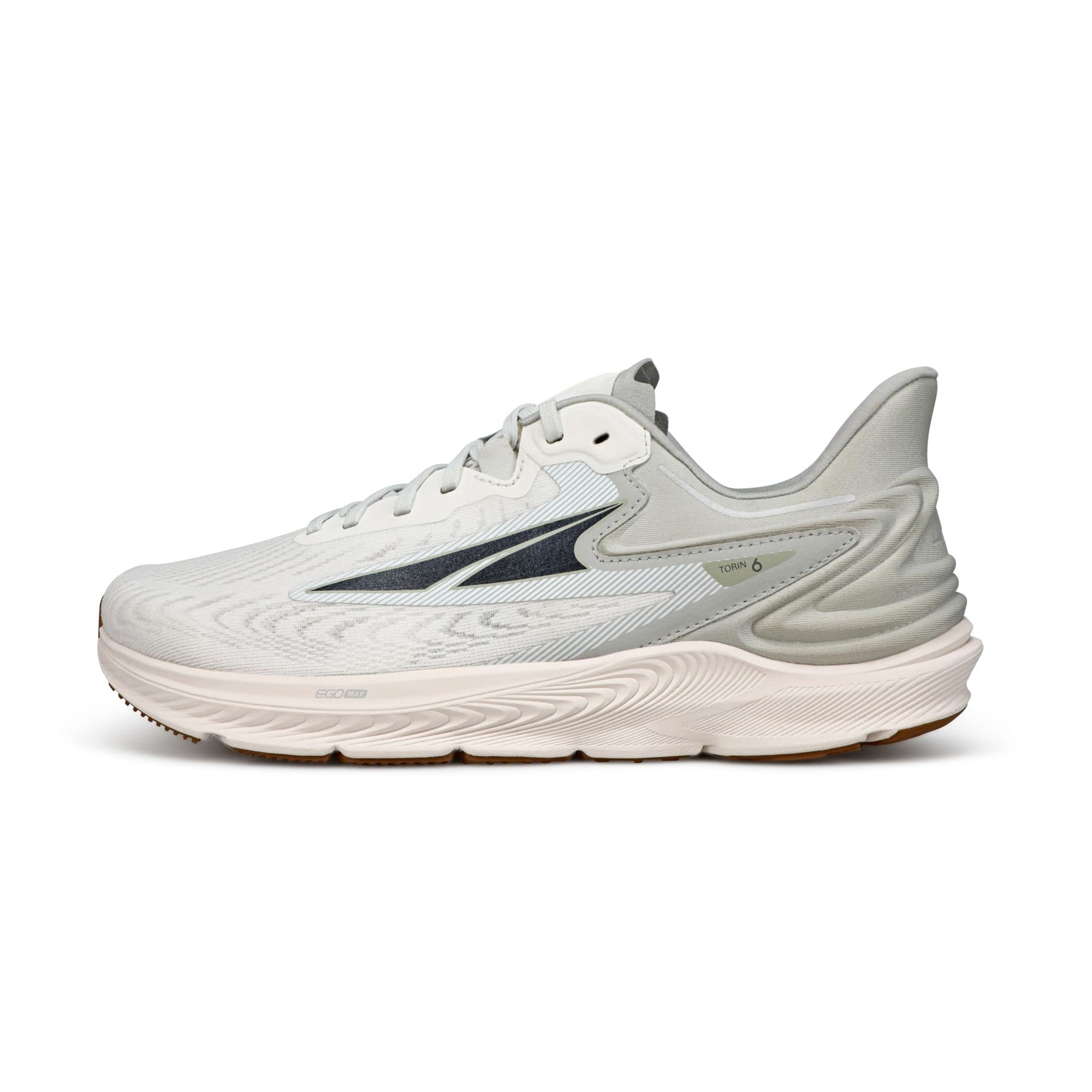 Altra Torin 6 Road Running Shoe, Men's White/Gray, Size 10, EGO