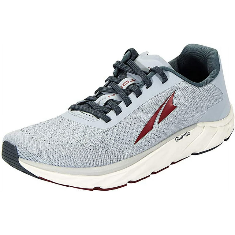 ALTRA Men's Torin Plush Road Running Shoe, Light Gray/Red, 13