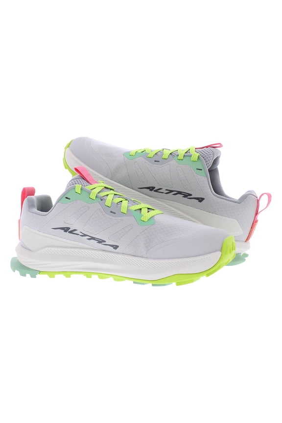 Women's Lone Peak 9 Trail Running Shoe, Gray/Lime,  Size 11  US ( Wide )- WATERPROOF