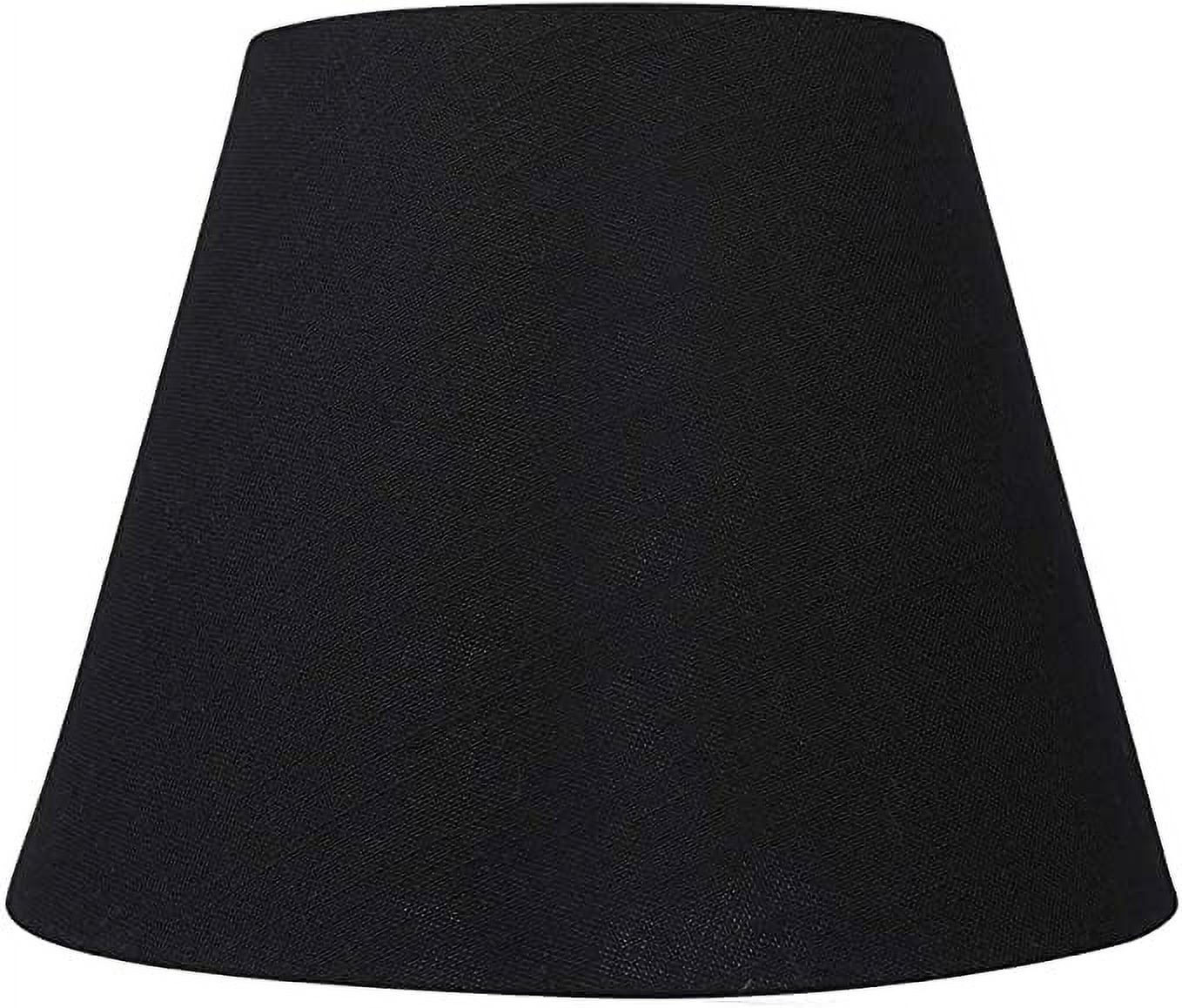 ALUCSET Small Lamp Shade, Barrel Fabric Lampshade for Table Lamp and ...