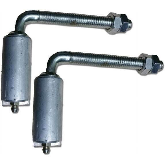 ALUMINUM 1/2" LARGE GARDEN GATE HINGE J-BOLT SMALL DRIVEWAY ARTICULALATION AXIS SWIVEL for Welding