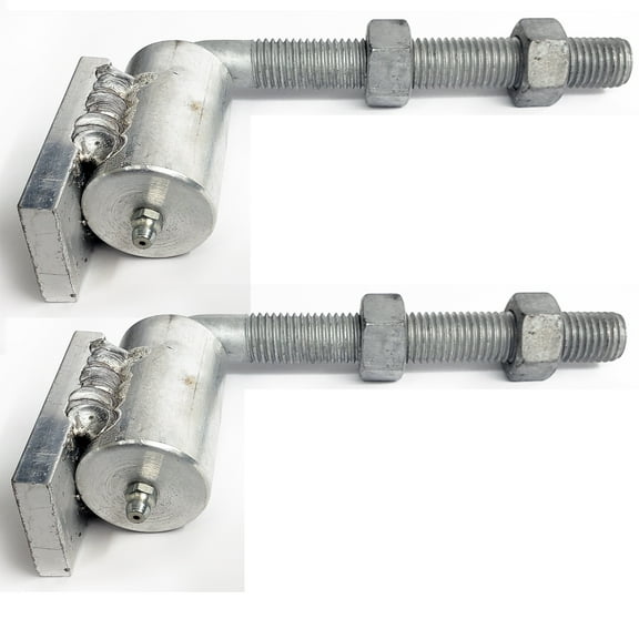 ALUMINUM 3/4" LARGE GARDEN GATE HINGE J-BOLT LARGE DRIVEWAY ARTICULALATION AXIS SWIVEL for Welding