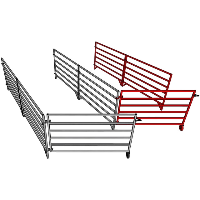 ALUMINUM 5 FT X 10 FT 6 RAIL 40