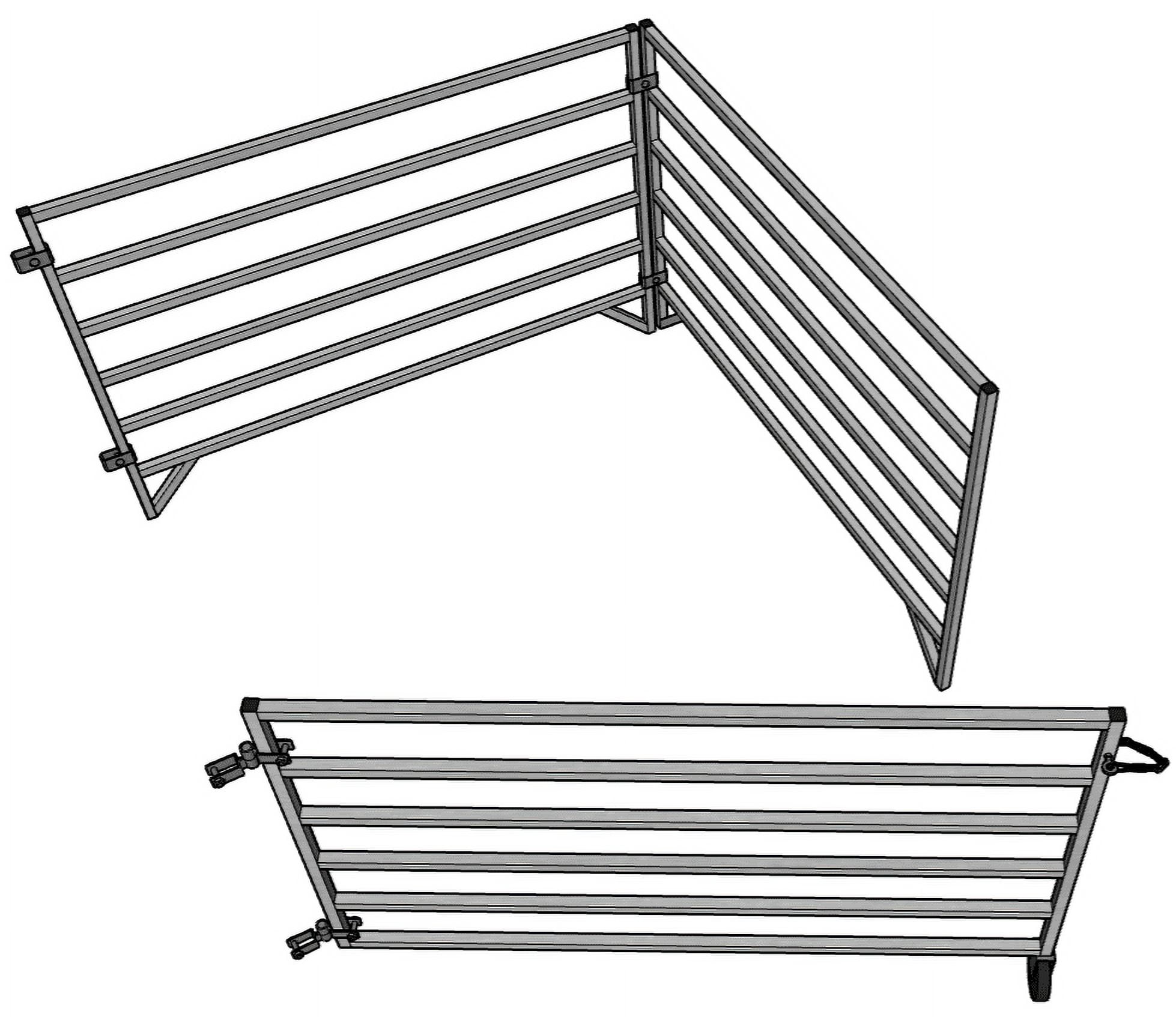 Goat Rails ALUMINUM 5 FT X 5 FT 6 RAIL 40