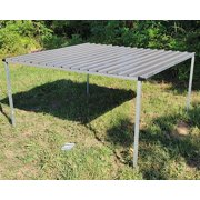 ALUMINUM 5 FT X 5 FT SHADE CANOPY FOR OUR SHEEP & GOAT STALL SYSTEM & PEN KITS