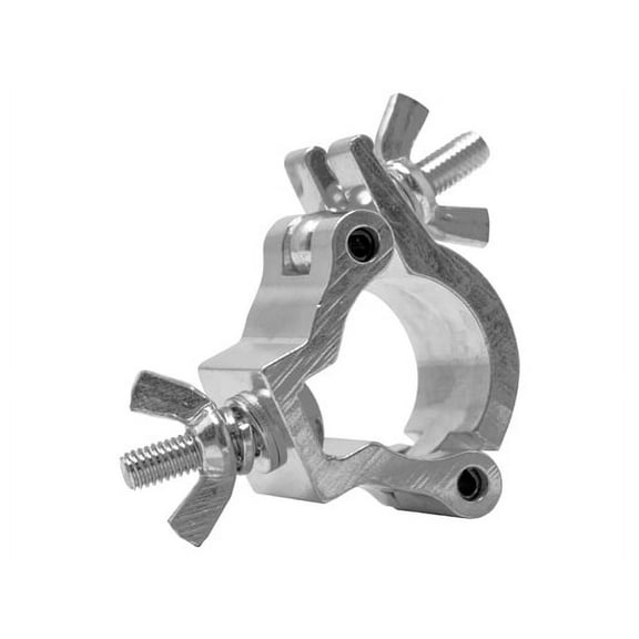 Odyssey LAC25XS, Aluminum EXTRA Small Mini Clamp With A Hex Bolt And Wing Nut Aluminum Finish