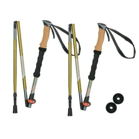 Ozark Trail Aluminum Folding Quick Lock Trekking Poles with Cork Grip, 2 Count