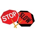 thumbnail image 1 of ALUMINUM SAFE-T-PADDLE STOP/SLOW SIGN, 1 of 3
