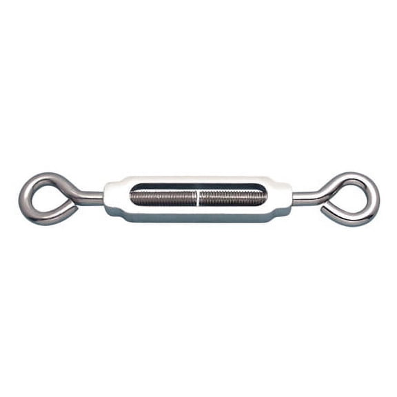 ALUMINUM & STAINLESS STEEL EYE & EYE TURNBUCKLE 3/16" (A0154-EE05-A)