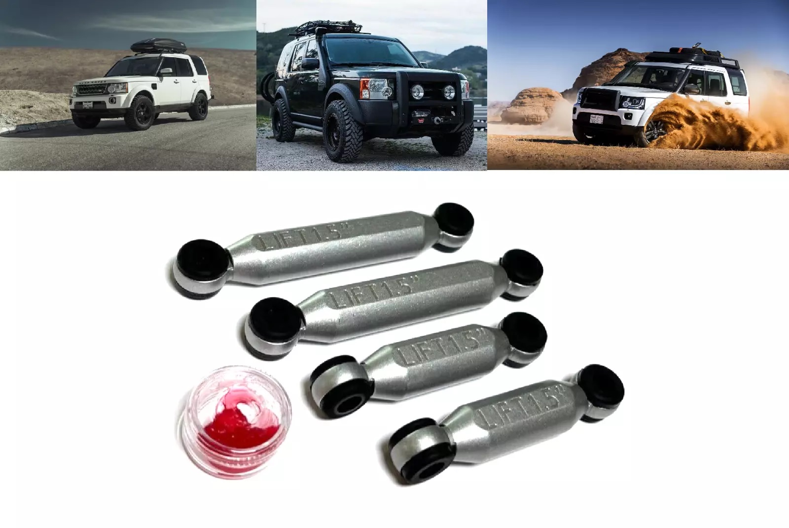 Adjustable Air Suspension 2Lift Rod Kit to fit LR Discovery 3 4 Terrafirma Adjustable Air Suspension 2Lift Rod Kit to fit LR Discovery 3 4 Terrafirma