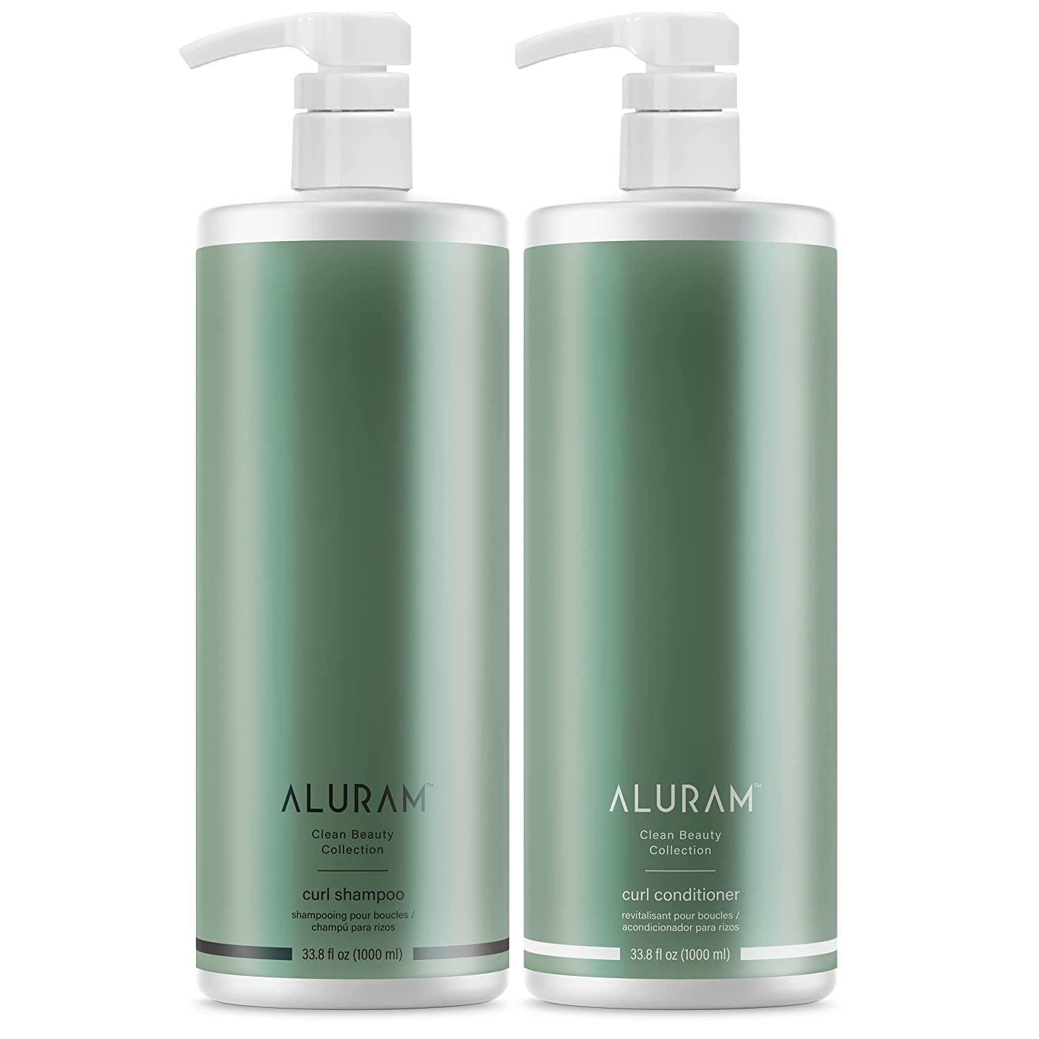 ALURAM Curl Shampoo and Conditioner Set, 33.8 Fl Oz