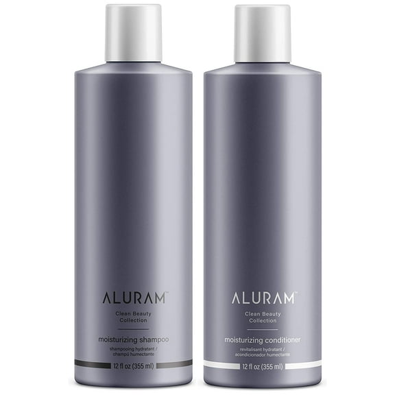 ALURAM Moisturizing Coconut Water Based Hair Shampoo & Conditioner 12 oz Set