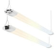 thumbnail image 1 of ALUSSO 2 Pack 4FT 5CCT LED Shop Lights for Workshop, 20W 30W 40W 2700K 3000K 4000K 5000K 6500K Selectable, Linkable Linear Work Light for Workbench Garage, ETL, 1 of 7