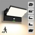 thumbnail image 1 of ALUSSO 3WT LED Rotatable Wall Light mit Sensor 3CCT 150°Swivelling Outdoor Lamp, 1 of 7