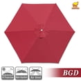 thumbnail image 1 of ALUVIERA 8.2ft 6 Ribs Umbrella Canopy Cover Only Patio Umbrella Replacement Top, 1 of 5
