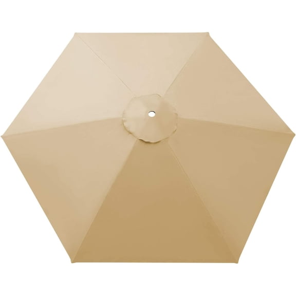ALUVIERA 9ft Umbrella Cover Only for 8 Rib Outdoor Patio Umbrella Replacement Canopy Top