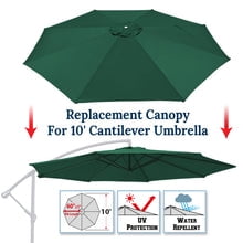 ALUVIERA Replacement Umbrella Canopy for 10ft 8 ribs Cantilever Hanging Umbrella (Canopy Only)