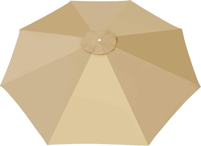 ALUVIERA Umbrella Replacement Canopy Cover for 11.5ft 8 Rib Market Outdoor Patio Shades