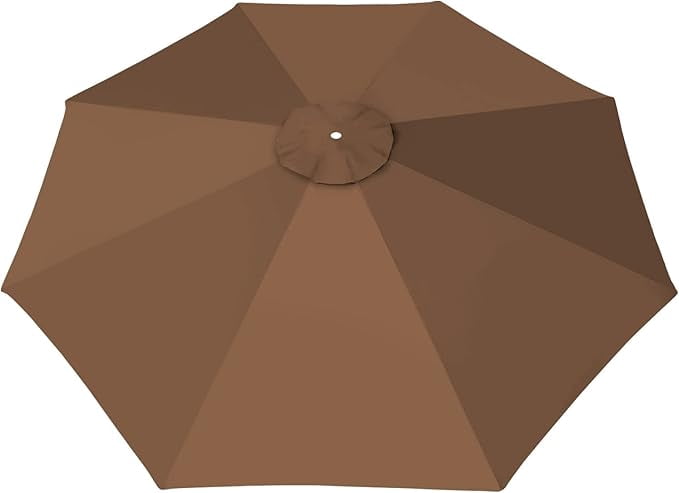 ALUVIERA Umbrella Replacement Canopy Cover for 11.5ft 8 Rib Market Outdoor Patio Shades