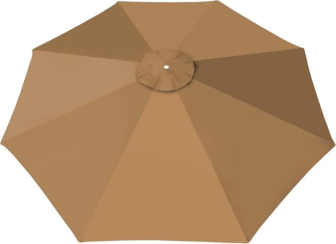 ALUVIERA Umbrella Replacement Canopy Cover for 11.5ft 8 Rib Market Outdoor Patio Shades