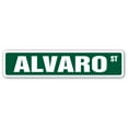 thumbnail image 1 of ALVARO Street Sign Childrens Name Room Sign | Indoor/Outdoor |  36" Wide, 1 of 5