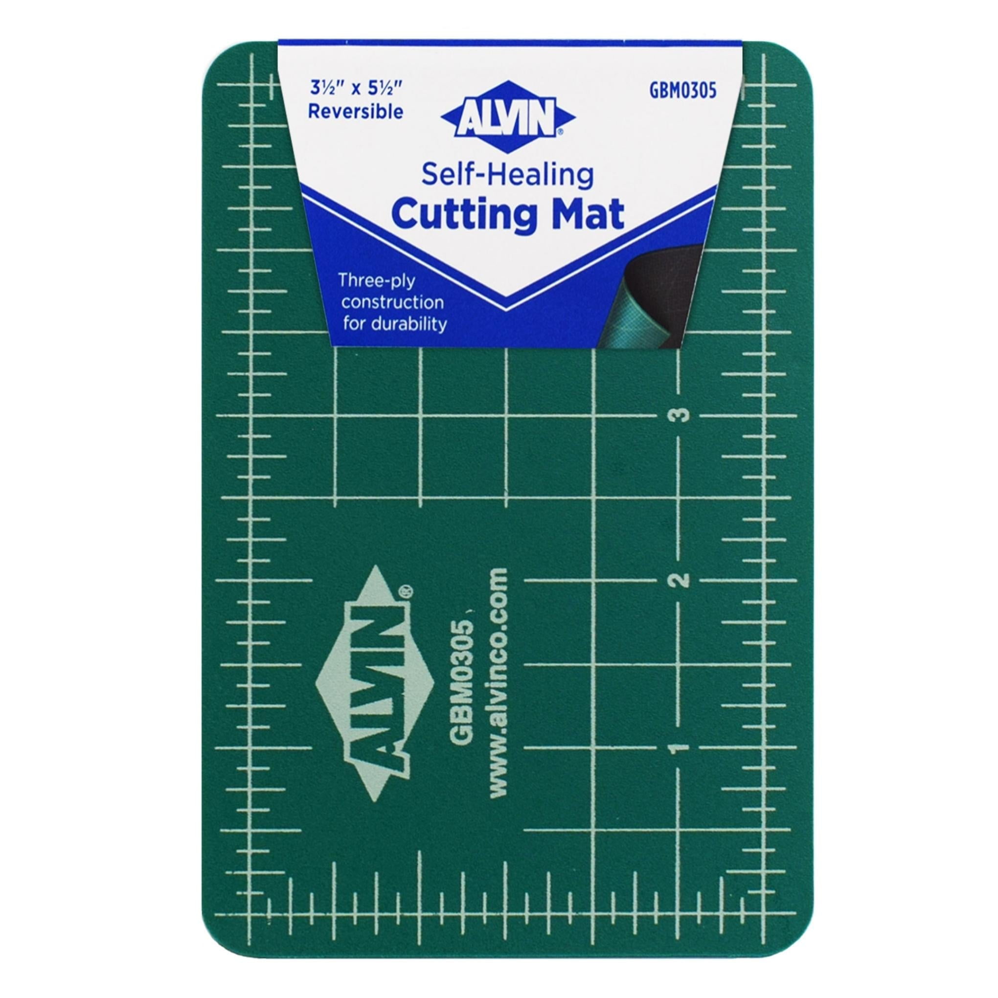 Alvin 18 inch x 24 inch Green/Black Professional Self-Healing Cutting Mat