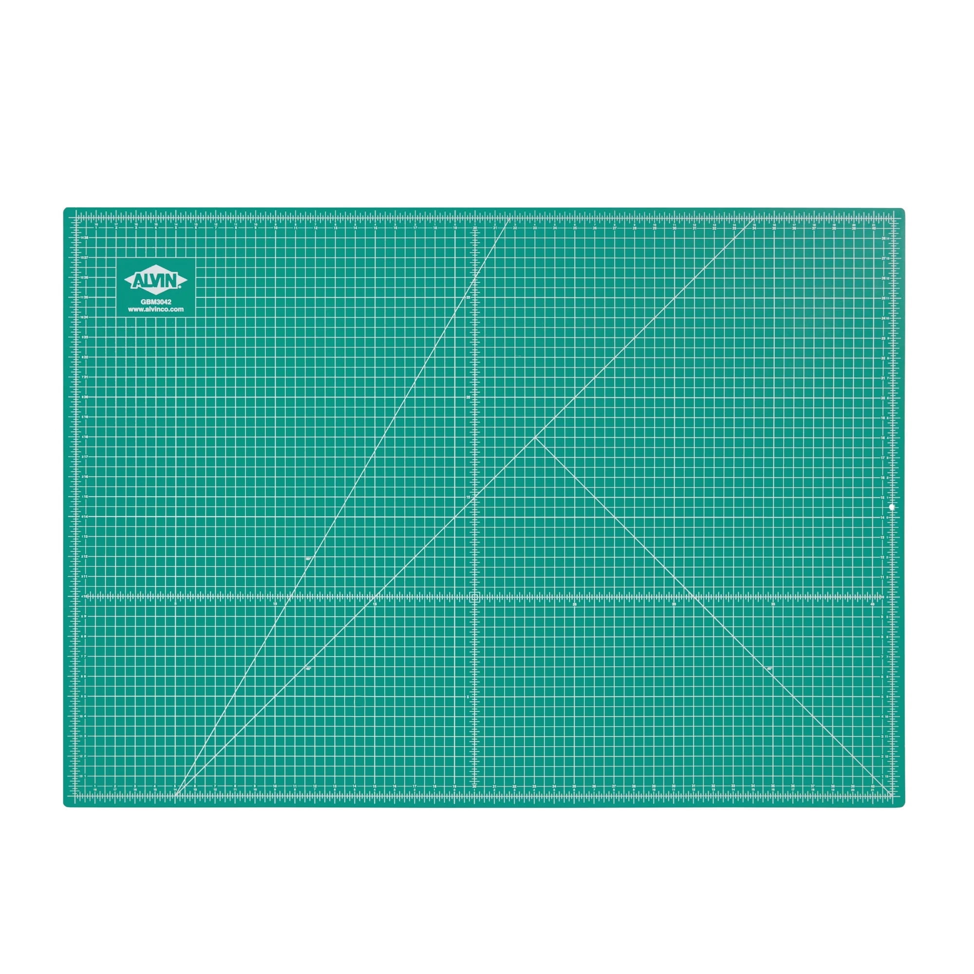 30x42 Inch Green and Black Reversible Self-Healing Cutting Mat