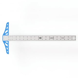 NUOLUX T Ruler Square Ruler Drafting Measuring Ruler Scale Double Shape  Precision Aluminum Woodworking Scriber Standard Square