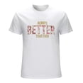 thumbnail image 1 of ALWAYS BETTER TOGTHER Men’s Graphic T-shirt Vintage Short Sleeve Sport Tee White XS, 1 of 5