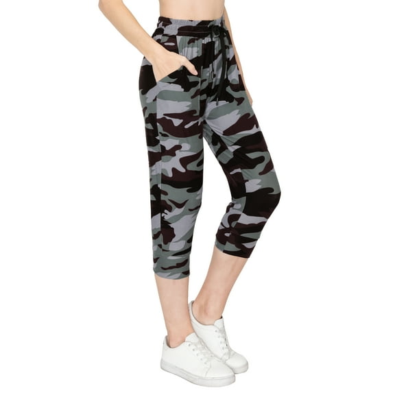 ALWAYS Capri Jogger Pants, Women's Casual Slim Sweatpants, 1850 M