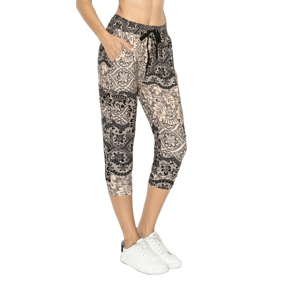 ALWAYS Capri Jogger Pants, Women's Casual Slim Sweatpants, 928 M