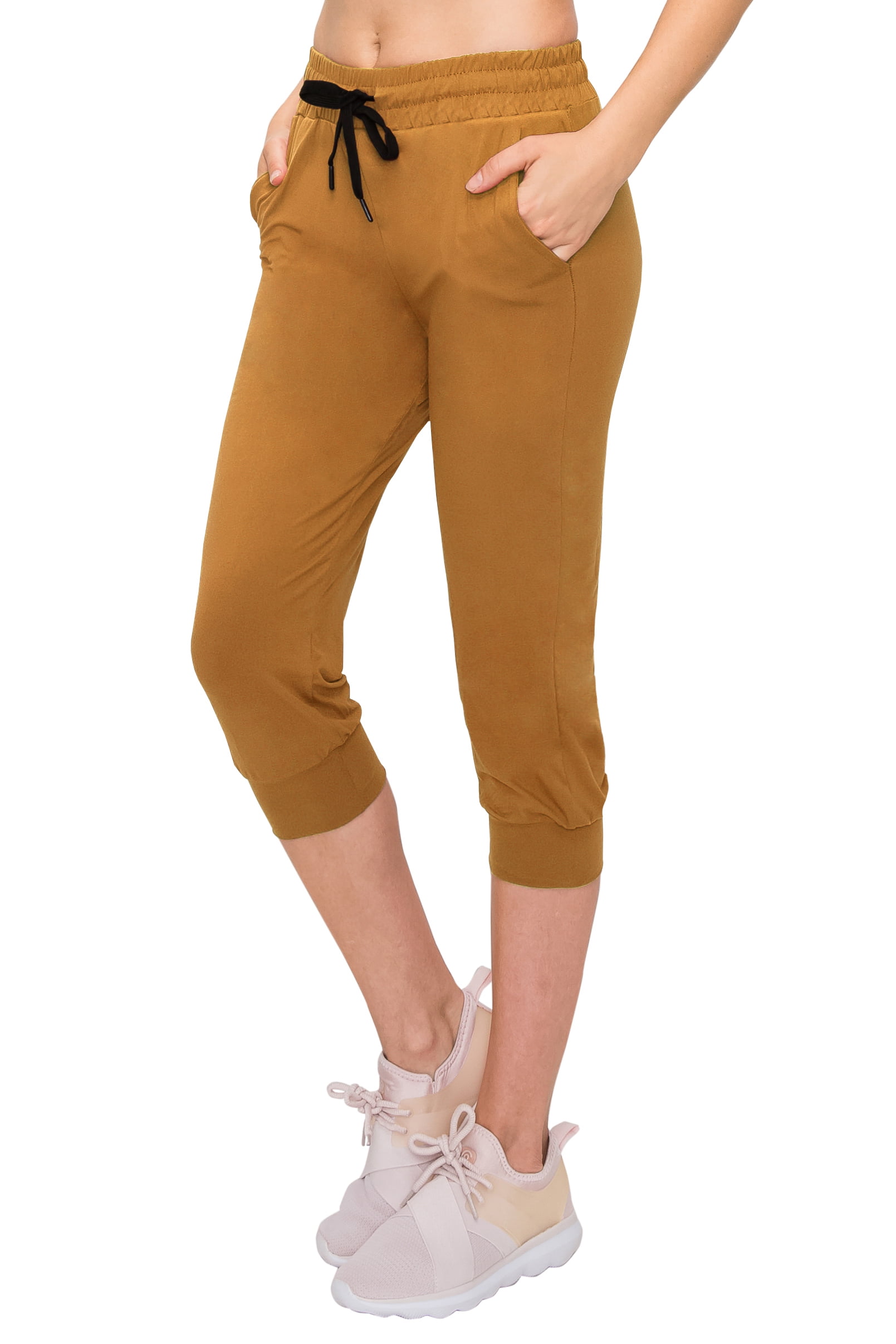  ALWAYS Womens Capri Jogger Sweatpants - Premium Soft Stretch  Lightweight Pants