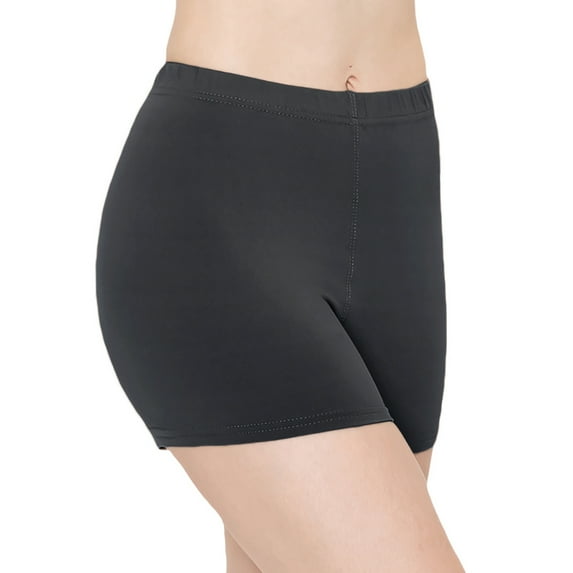 ALWAYS Women's 1" Waistband Yoga Lounge Shorts Charcoal 2 S