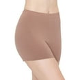 thumbnail image 1 of ALWAYS Women's 1" Waistband Yoga Lounge Shorts Tan 2XL, 1 of 7