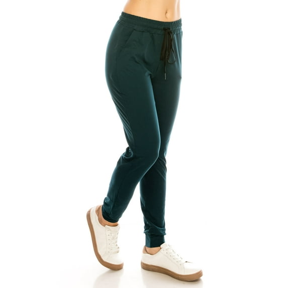 ALWAYS Women's Jogger Pants Buttery Soft Sweatpants with Pockets Dark Teal US M (Tag L/XL)