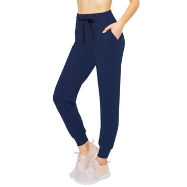 ALWAYS Women's Jogger Pants Buttery Soft Sweatpants with Pockets Navy 2 US L (Tag 1XL/2XL)